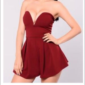 Julieta Romper - Wine
